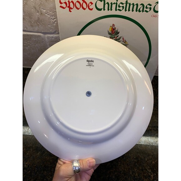 Spode Christmas Tree Tidbit 10 1/2” Tray NIB - Picture 4 of 5